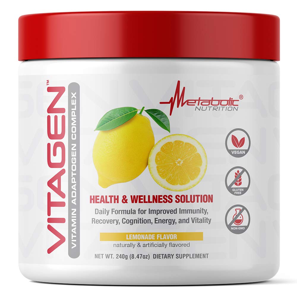 Vitagen Metabolic Nutrition botella de limonada para vitalidad diaria