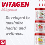 Presentación de Vitagen en caja, lista para compra.