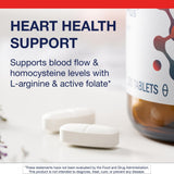 Metagenics Arginine Plus, etiqueta frontal: información clara de ingredientes.