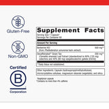 Metagenics Berberine GT: té verde descafeinado sin cafeína añadida.