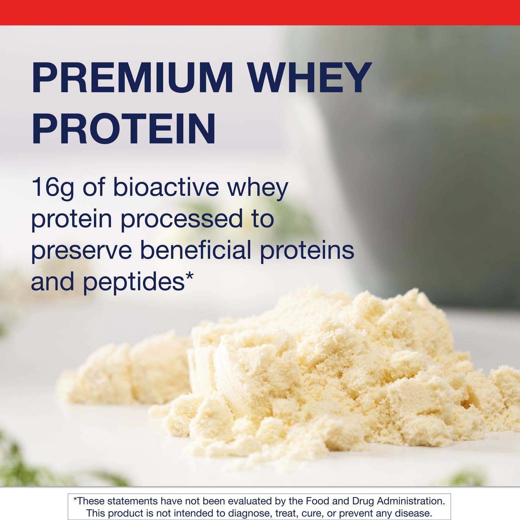 Etiqueta de BioPure Protein en envase destacando calidad y ingredientes.