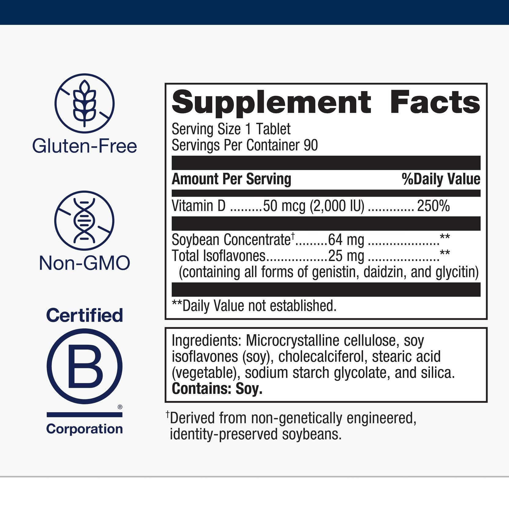 Metagenics D3 2000 IU envase sin gluten: opción apta para dietas libres de gluten