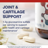 Metagenics Glucosamine Sulfate: etiqueta frontal clara para identificar el producto.