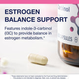 Metagenics Meta Indole-3-Carbinol, cápsulas apiladas, opción diaria para antioxidantes.