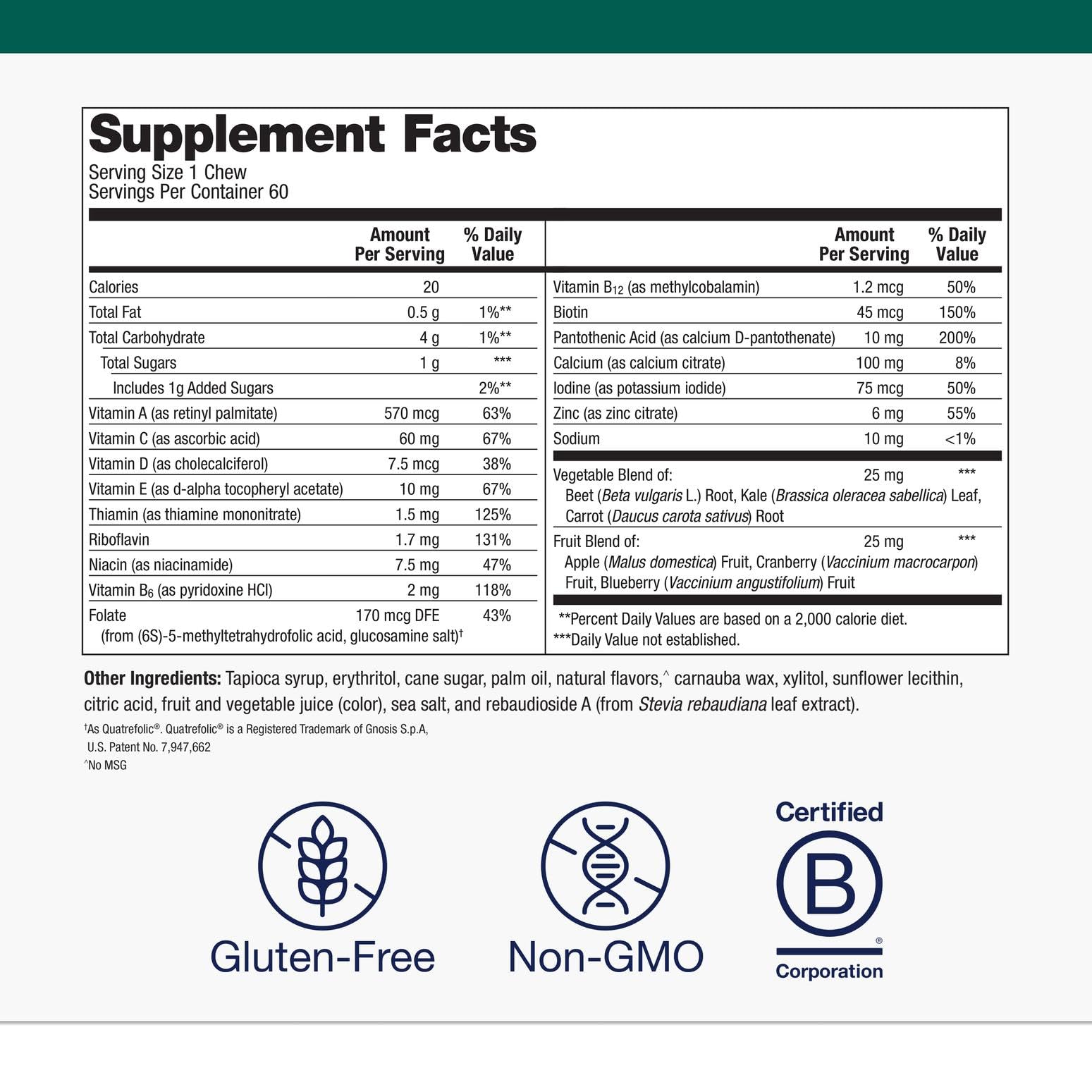 Metagenics MetaKids libre de gluten y no transgénicos, nutrición segura.