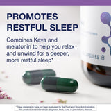 Raíz de kava en MetaSleep para favorecer la calma nocturna.
