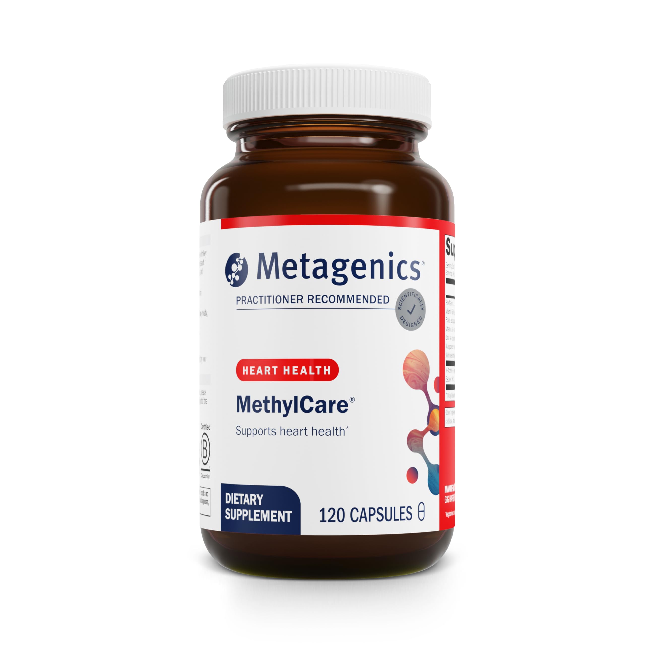 Metagenics MethylCare folato L-5-MTHF en cápsulas para apoyar la metilación