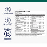 Metagenics Multigenics, frasco 180 tabletas, conveniencia diaria para cubrir necesidades nutricionales.