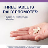 Pastillas Metagenics MyoCalm Plus en mano, apoyo a la calma