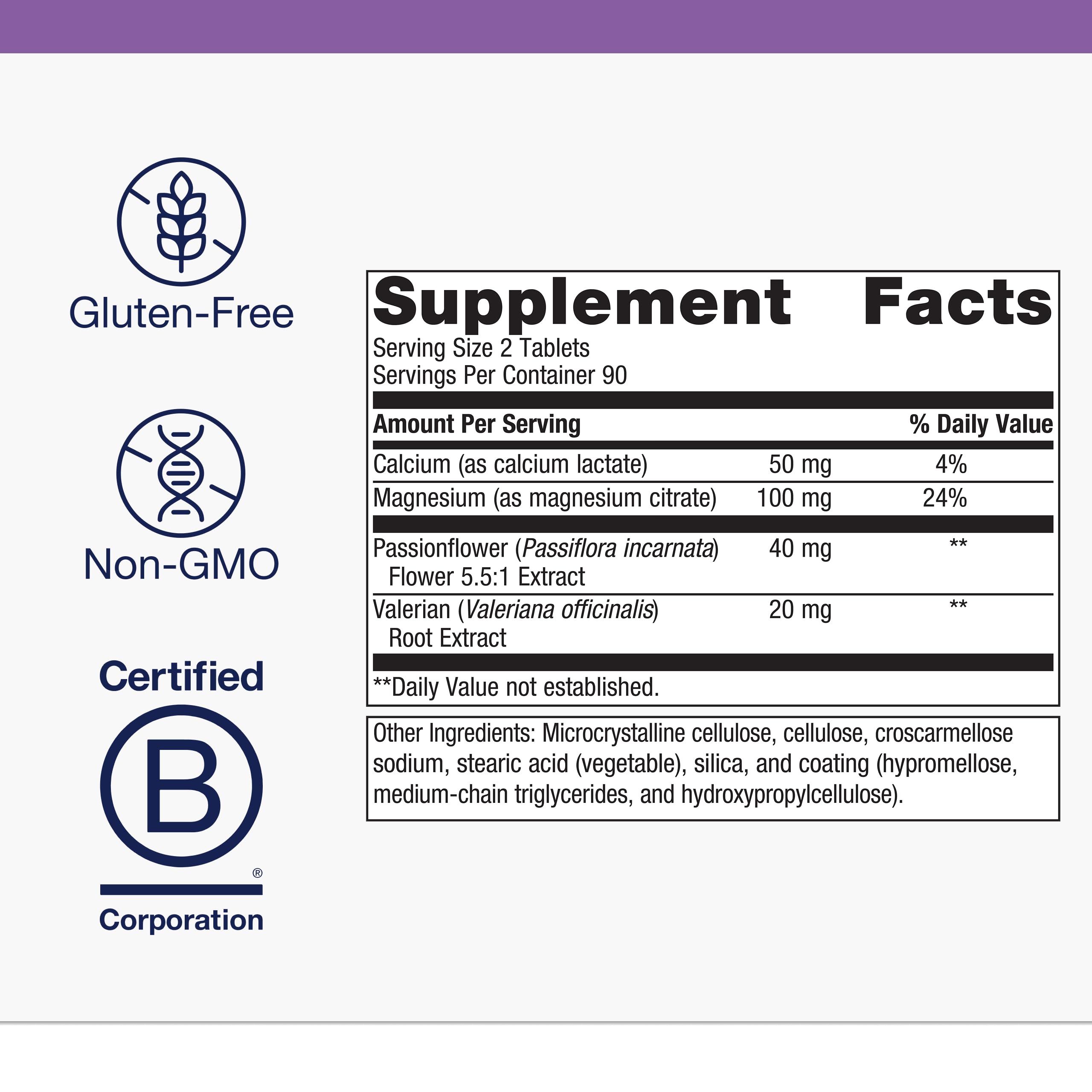 Metagenics MyoCalm: visual de ingredientes clave para una absorción potencial.