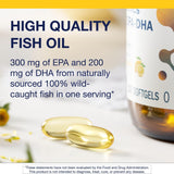 Metagenics OmegaGenics EPA-DHA 500: etiqueta frontal que facilita identificar ingredientes y pureza.