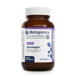 Metagenics Serenagen: botella de suplemento para manejo del estrés diario.