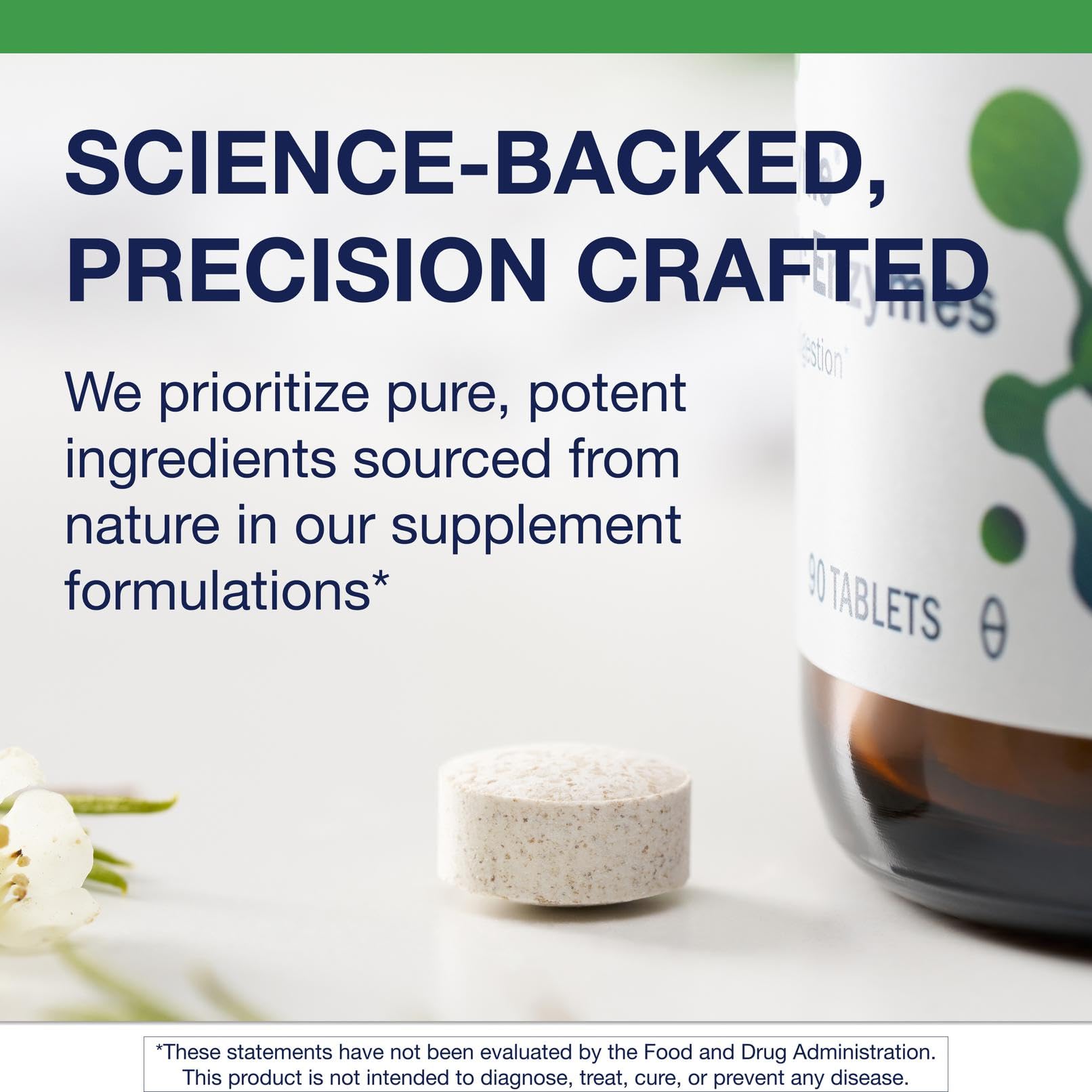 Tabletas SpectraZyme para descomponer proteínas, grasas y carbohidratos