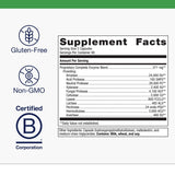 Metagenics SpectraZyme Enzyme Complex, frasco visto desde el frente para evaluación de la calidad.