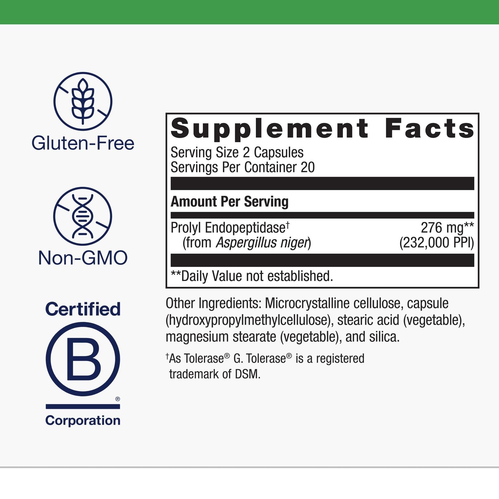 Uso diario con SpectraZyme Gluten Digest para comodidad digestiva