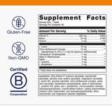 Metagenics Ultra Potent-C 500 empaque: opción sin gluten y no-GMO