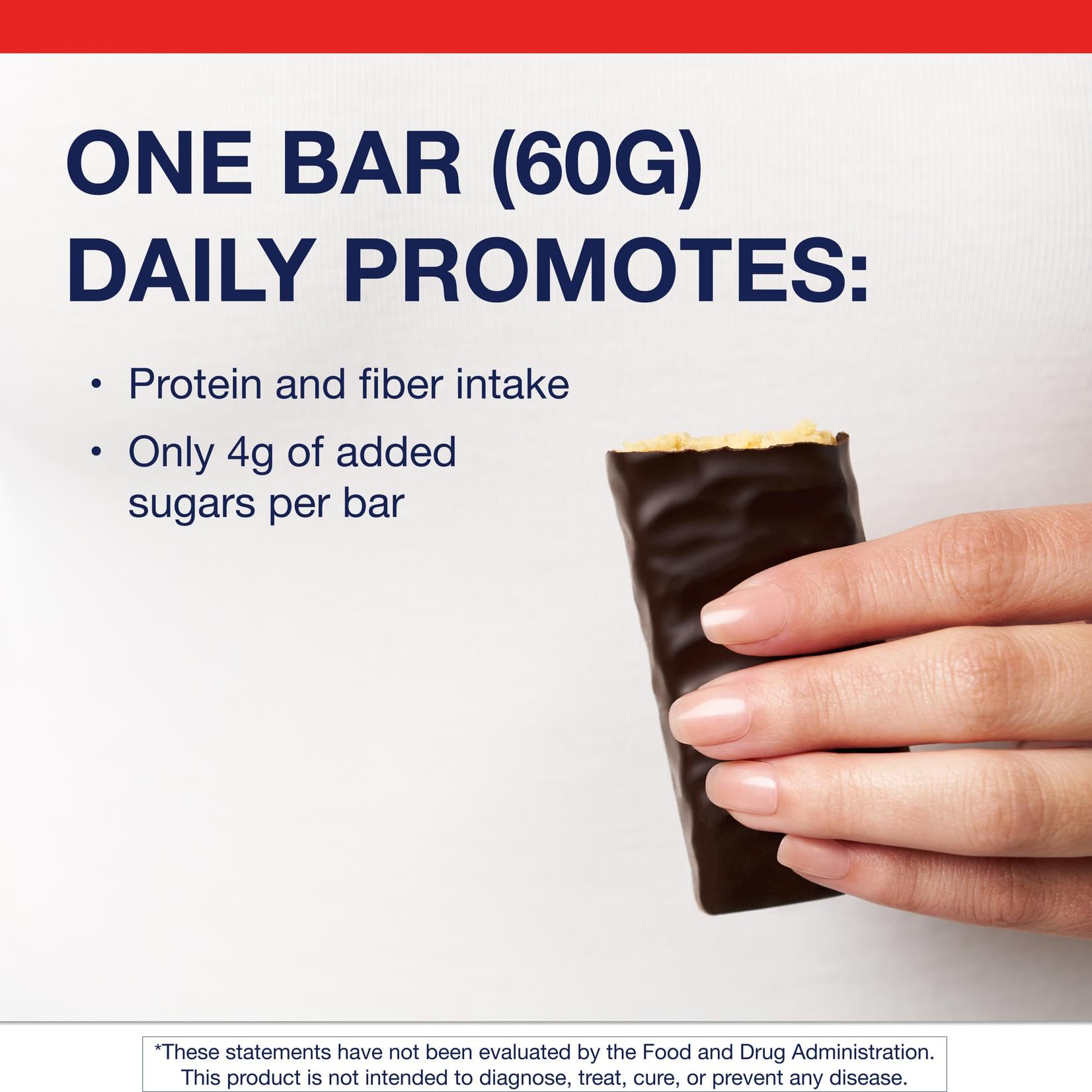 Metagenics Ultra Protein Bar sabor mantequilla de cacahuete, sabor apetecible y saciante.