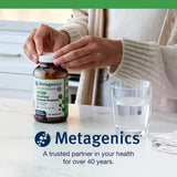 Metagenics UltraFlora Balance Probiotic: estilo de vida saludable con cápsulas fáciles de incorporar.