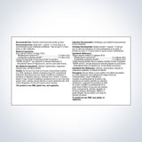 Metagenics UltraFlora Balance, etiqueta frontal, información de la fórmula estable.