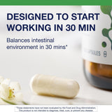 Metagenics UltraFlora IB Probiotic, etiqueta clara con beneficios para la salud intestinal