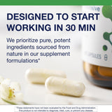 Metagenics UltraFlora Intensive Care, etiqueta frontal con información de beneficios digestivos.
