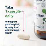 UltraFlora para Mujeres libre de lactosa, apto para dietas sensibles.