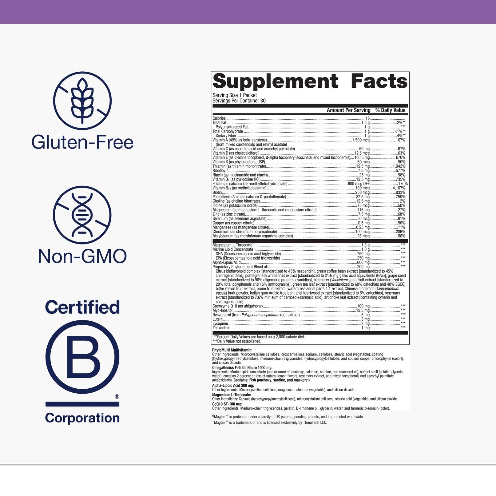Metagenics Wellness Essentials DHA y CoQ10, apoyo a la concentración diaria