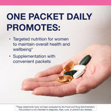 Metagenics Wellness Essentials multivitamínico para mujer, sobre diario para energía sostenida.