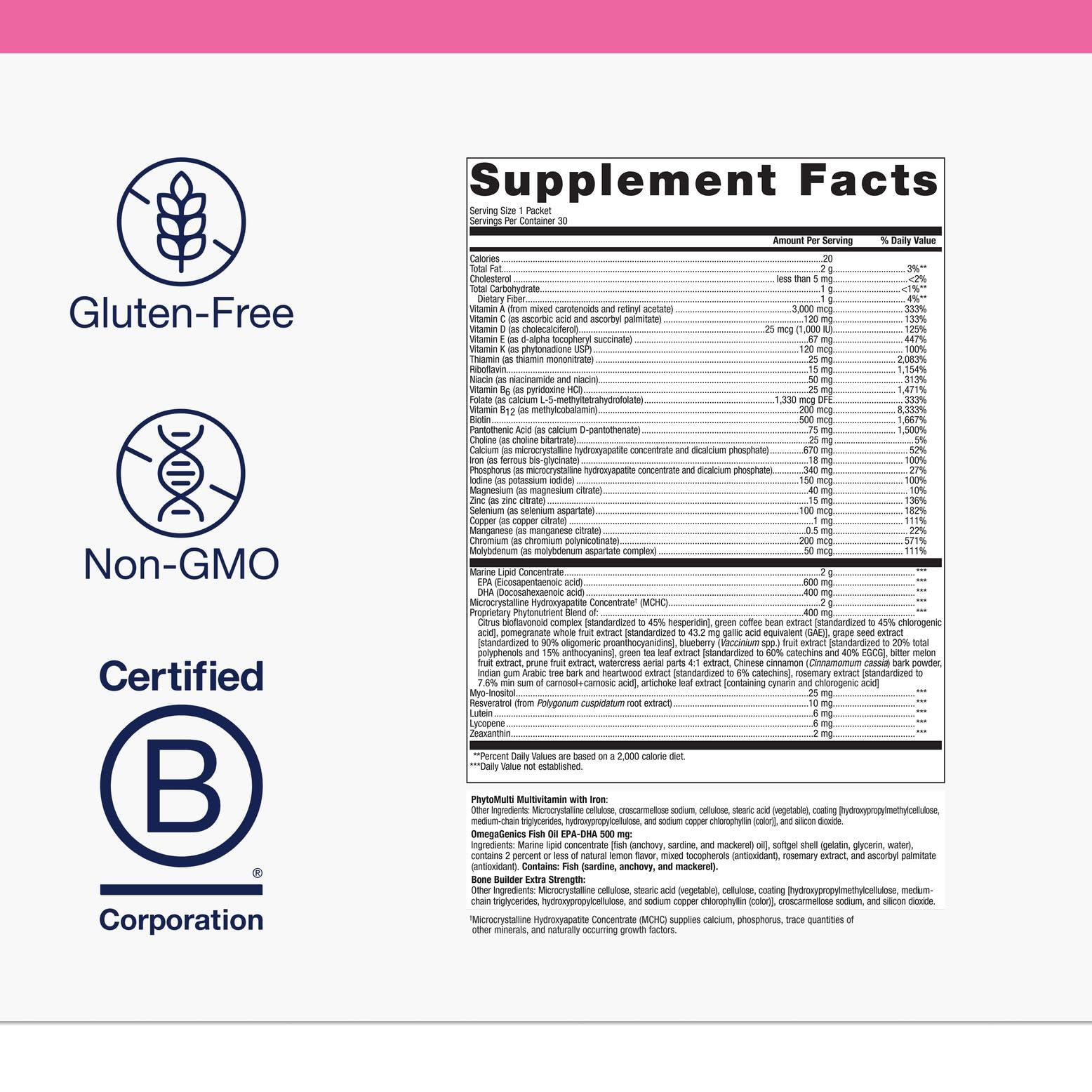 Metagenics Wellness Essentials, cápsulas omega-3 para uso diario y salud general.