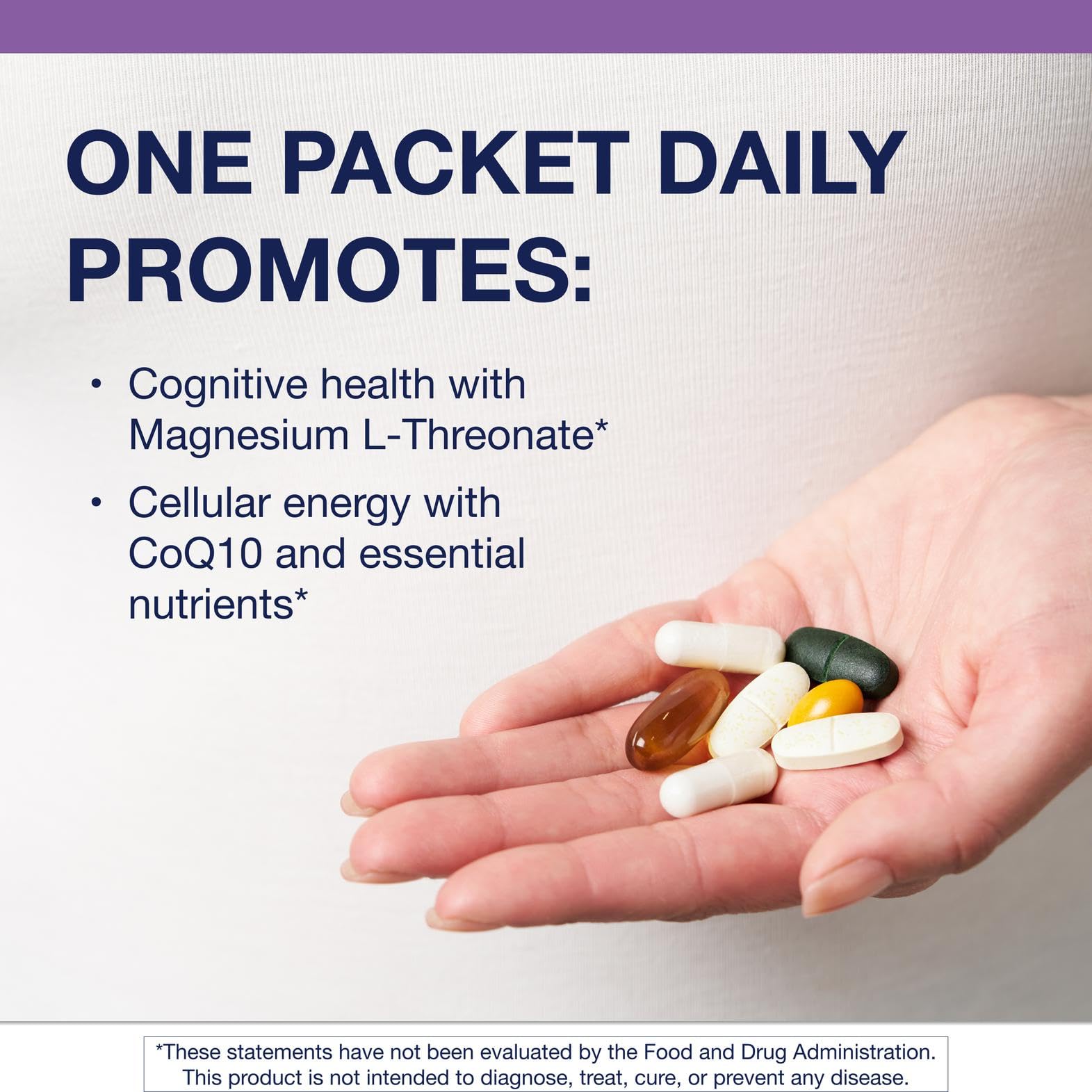Metagenics Wellness Essentials Paquetes Diarios Cerebro, dosis optimizadas para estudiar y trabajar