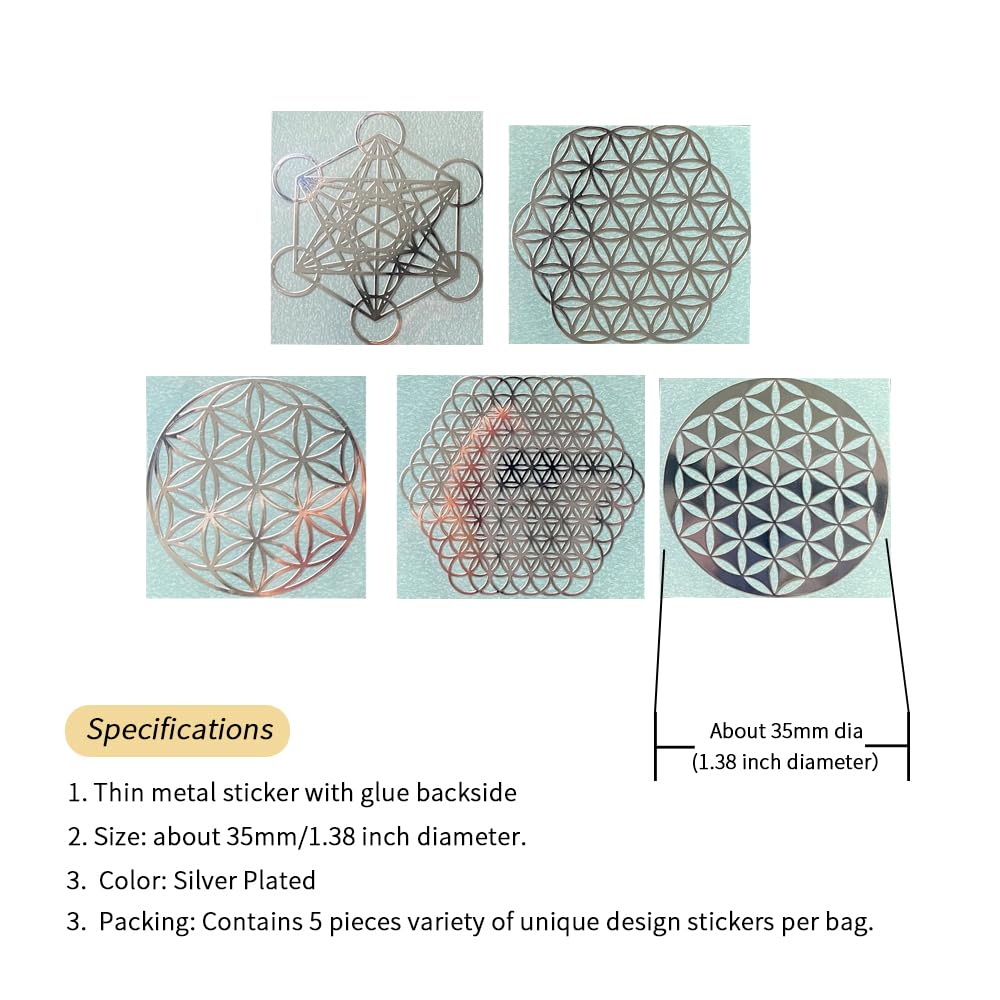 METAL ARTEM Diseños sagrados geométricos: acabado elegante para dispositivos