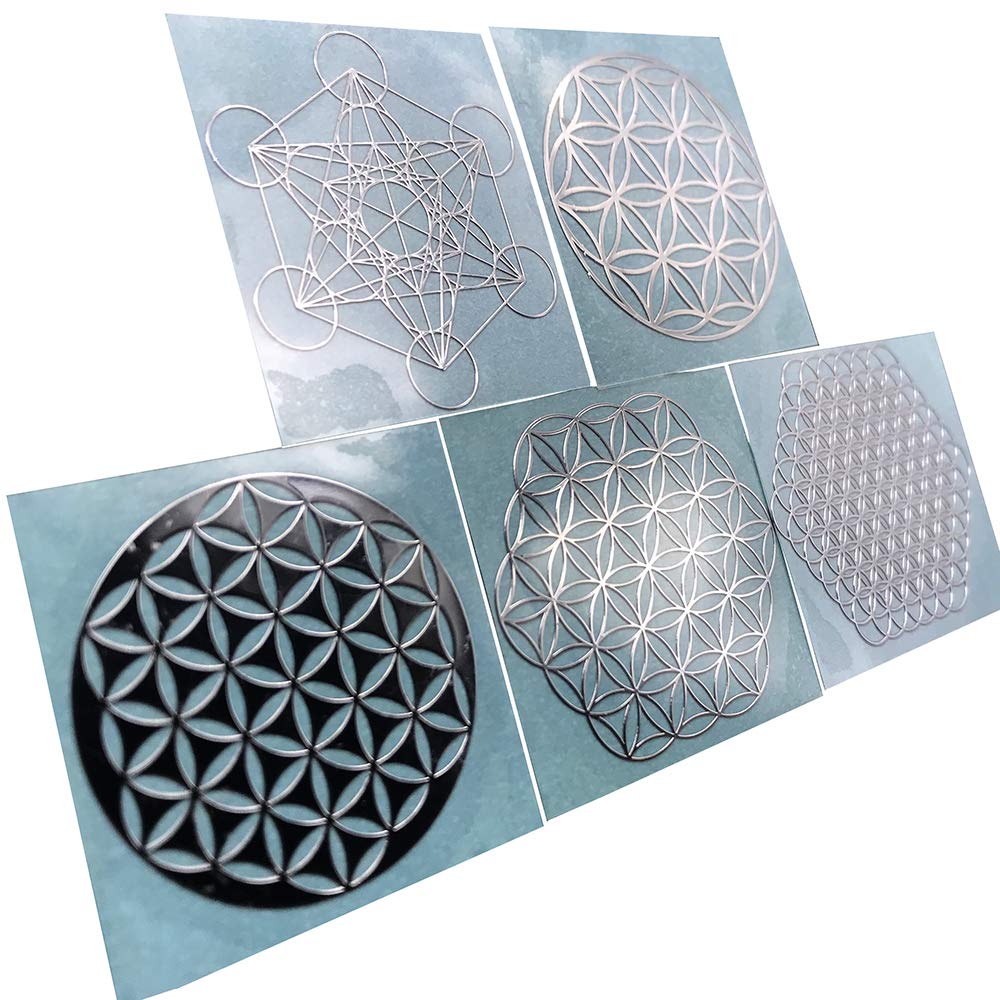 METAL ARTEM Flor de la Vida, pirámide metálica: complemento estético para meditación diaria