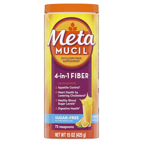 Metamucil caja duradera para uso diario de fibra en casa