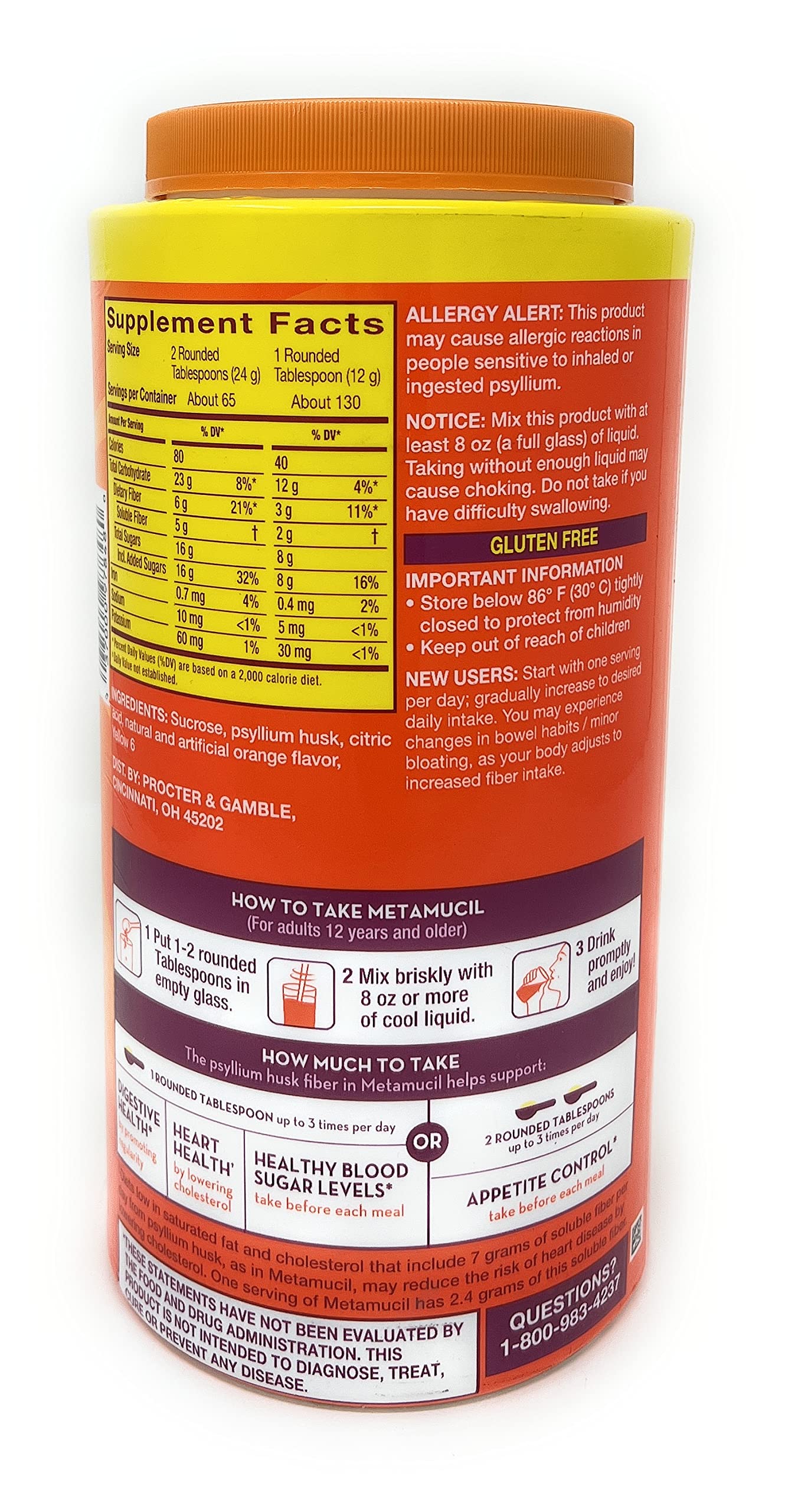Metamucil cucharilla-medicion: mide porciones para una ingesta diaria conveniente.