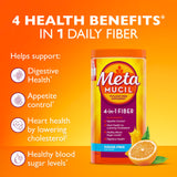 Metamucil envase 72 cucharaditas facilita consumo diario de fibra