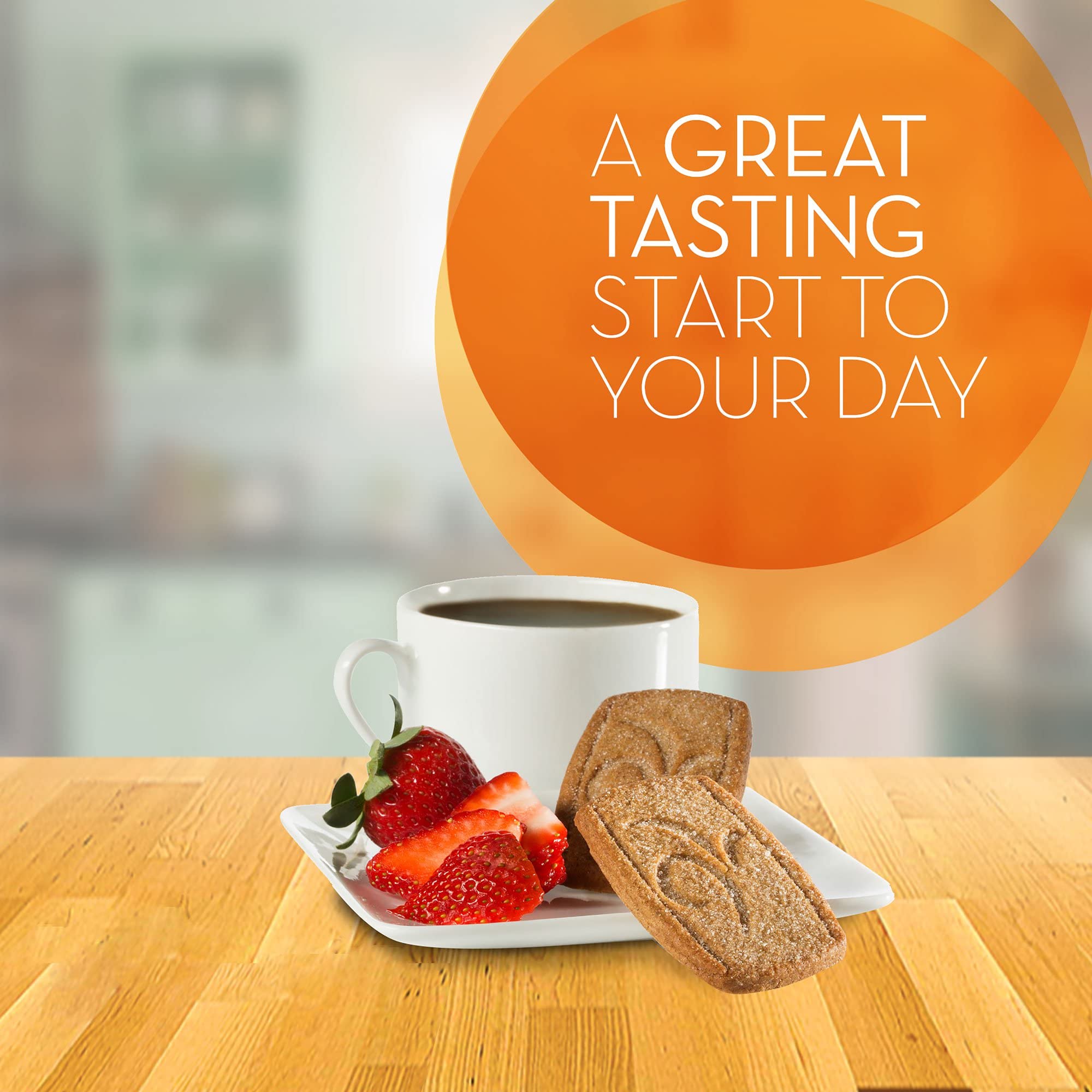 Metamucil laminas aroma-manzana, sabor y aroma agradable para merendar.