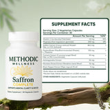 METHODIC WELLNESS cápsulas saffron: cápsulas visibles para apoyo al estado de ánimo