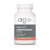 MethylPro 15 mg L-metilfolato: botella con beneficios para el estado de ánimo y función cerebral.