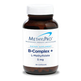 MethylPro B Complex + L-Methylfolate 5 mg en botella, energía diaria.