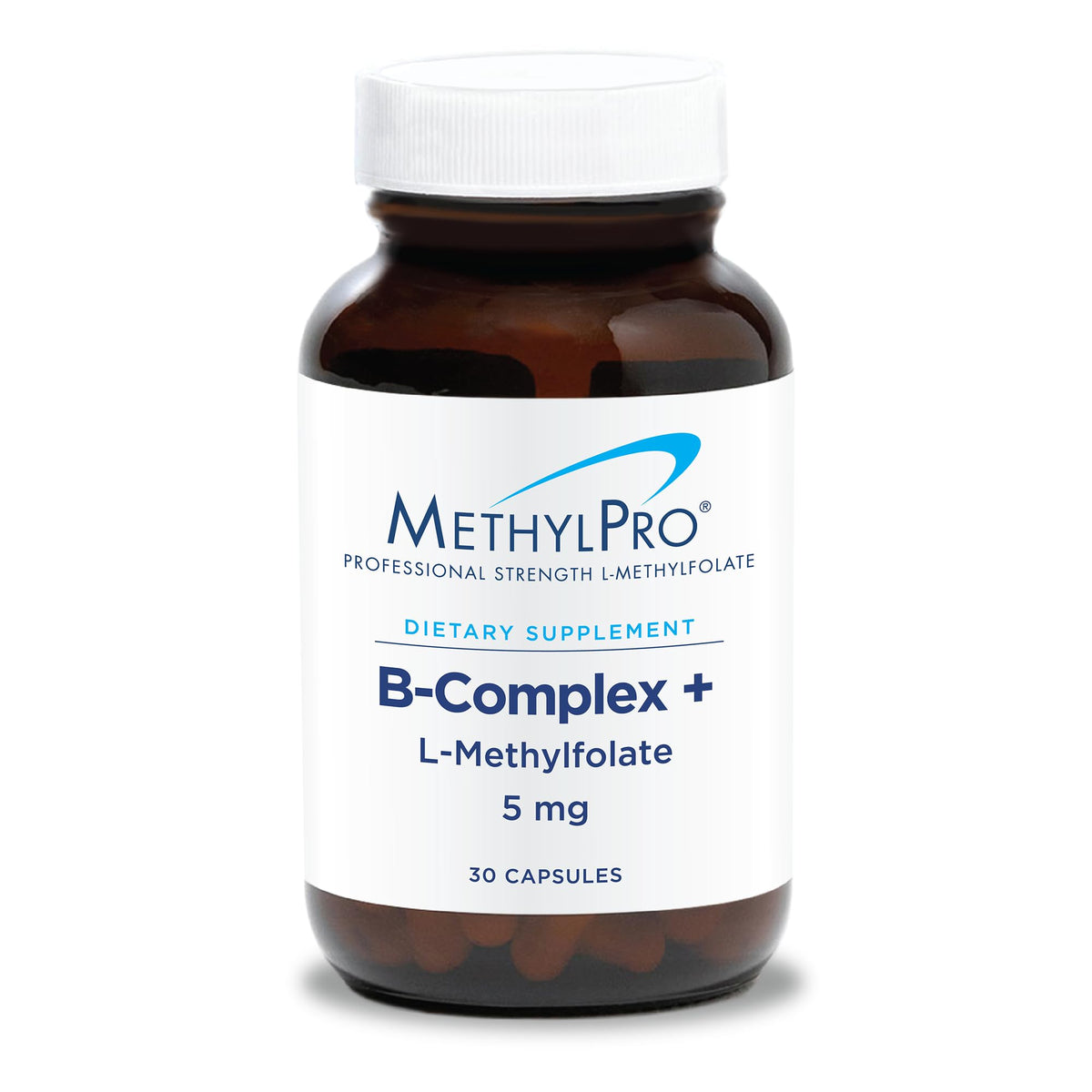 MethylPro B Complex con L-metilfolato: cápsulas para apoyar energía diaria