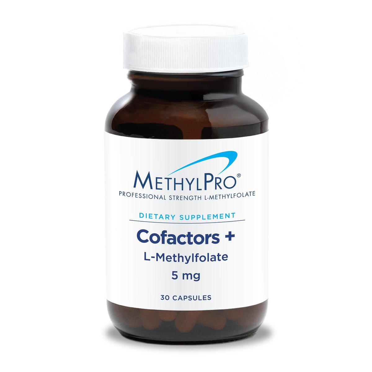 MethylPro Cofactores L-Metilfolato 5 mg en botella: apoyo a la metilación y equilibrio emocional.