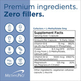 Caja de MethylPro Cofactores L-Metilfolato 5 mg: presentación para rutina diaria.