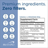 Frasco de MethylPro Cofactors: presentación limpia y profesional