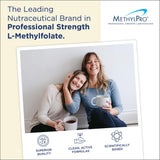 Valor nutricional de MethylPro L-Methylfolato en etiqueta.