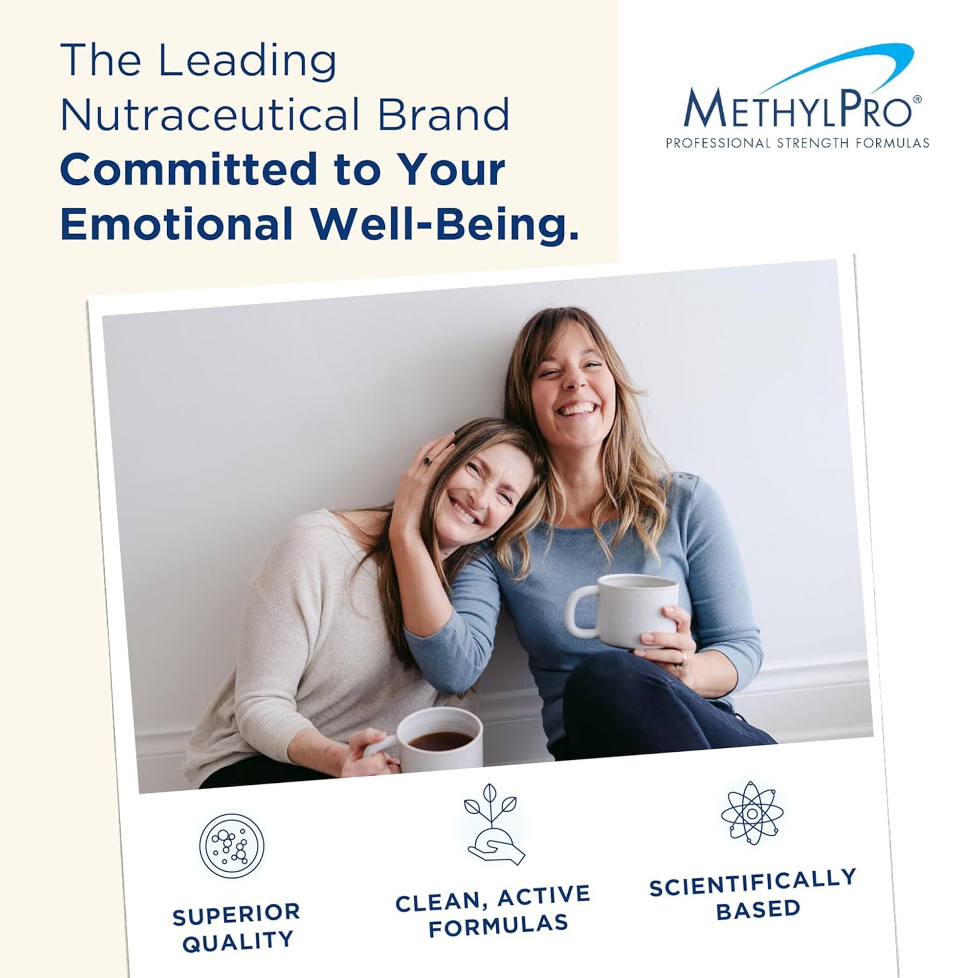 MethylPro L-teanina: detalle de cápsula de 200 mg para enfoque.
