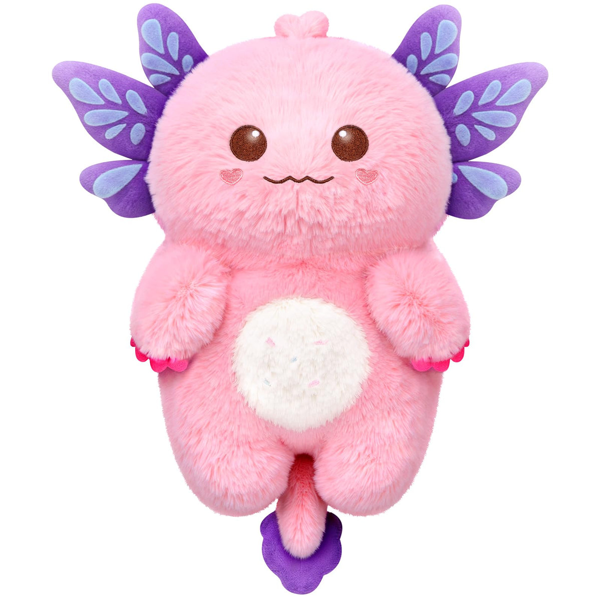Peluche Mewaii axolotl calentado por microondas para dormir mejor.