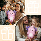 Peluche regalo dulce de Mewaii axolotl para mujeres.