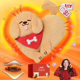 Peluche corgi de Mewaii, caliente tras microondas, calor cómodo para reposo nocturno.