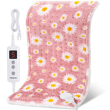 MewMix Daisy frente rosa: manta suave para relajación.