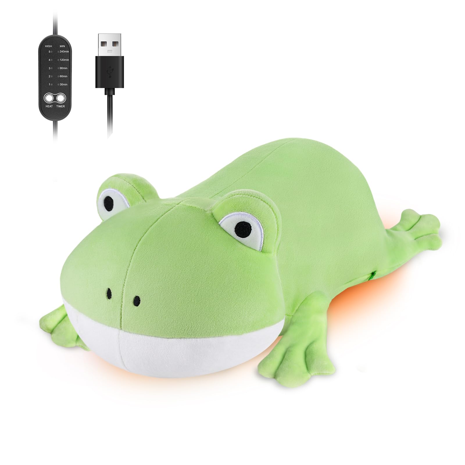 MewMix Rana peluche calentador USB para uso cómodo en casa